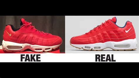 real vs fake nike air max 95|nike air max 95s scam.